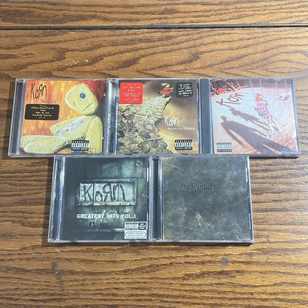 Korn Cd Lot 5 Cds